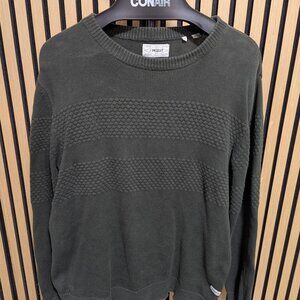 PRODUKT Forest Green Textured Knit Sweater - Size L